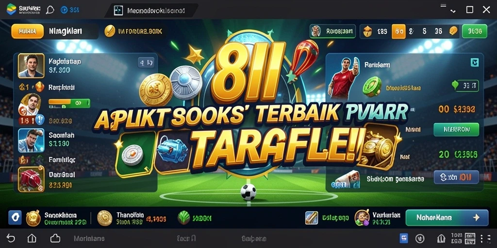 Tampilan menarik dari antarmuka aplikasi Sportsbook 8II.