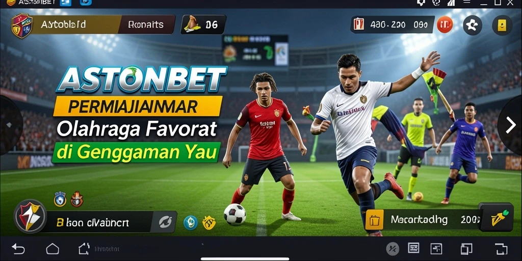 Tampilan gameplay ASTONBET yang menarik dengan aksi olahraga seru.