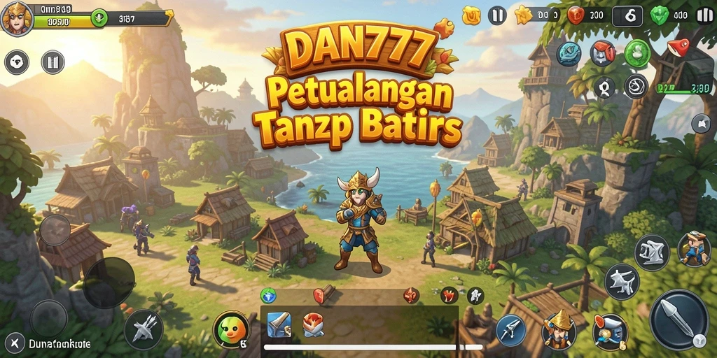Screenshot utama DAN777 menampilkan gameplay dunia terbuka yang menakjubkan.