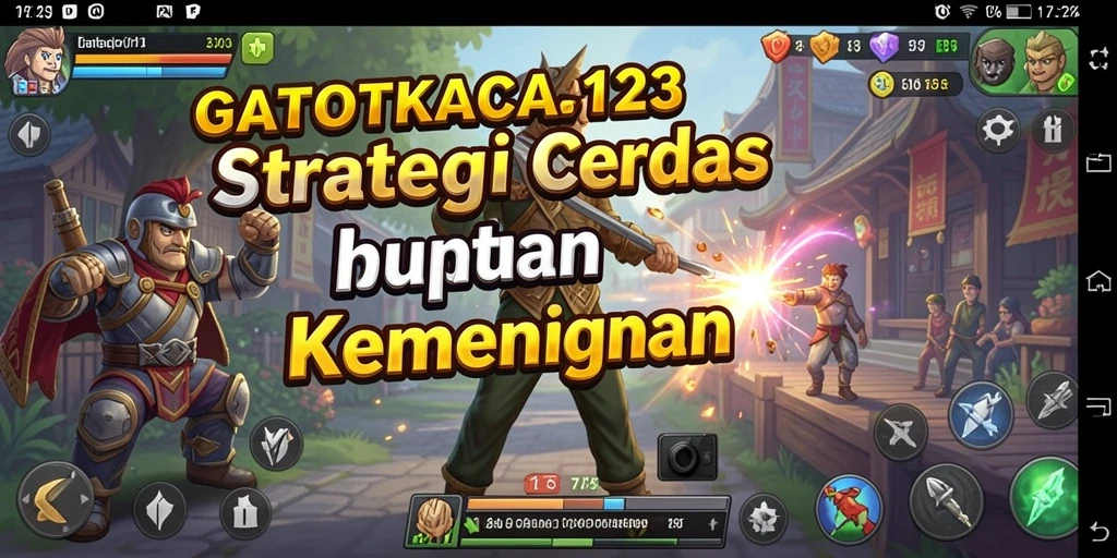 Tampilan gameplay menarik dari GATOTKACA123 yang penuh strategi.