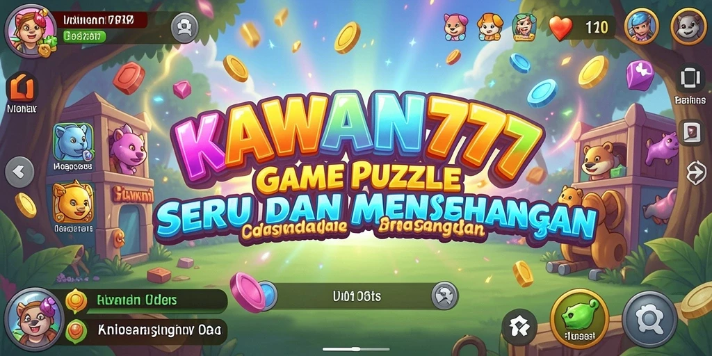 Tampilan menarik KAWAN777 dalam aksi gameplay Puzzle.