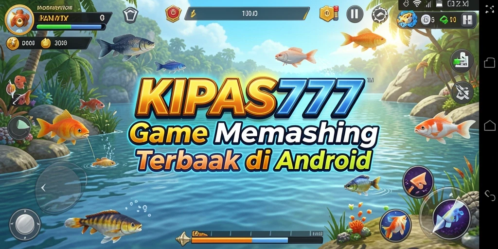 Tampilan gameplay KIPAS777 yang menampilkan aksi memancing seru.