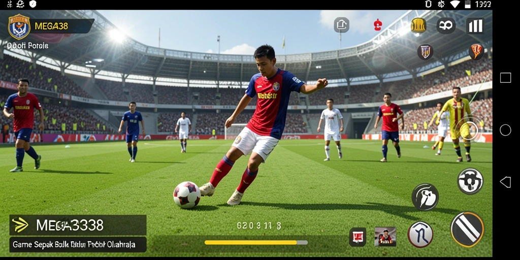 Tampilan gameplay seru dari MEGA338 yang memukau dan menegangkan.