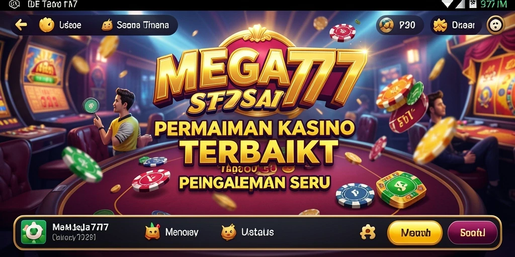 Screenshot gameplay menunjukkan keseruan bermain MEGA777 di Kasino.