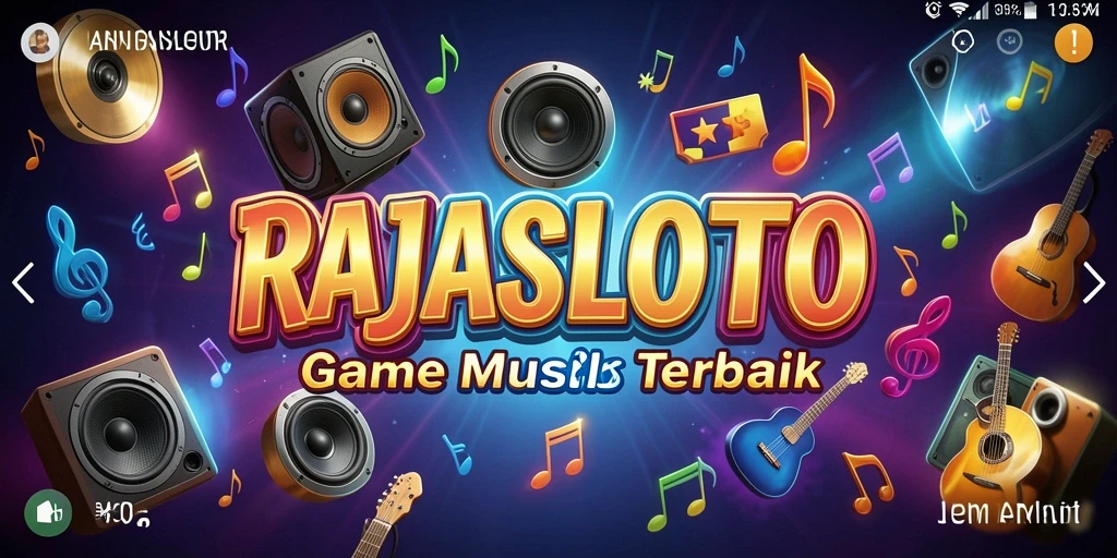 Tampilan gameplay RAJASLOTO yang penuh warna dan menarik.