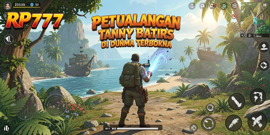 Tampilan gameplay Open World yang luas dan dinamis dalam RP777.