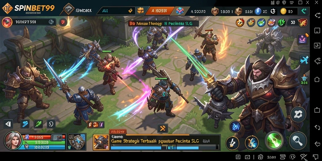 Tangkapan layar gameplay SPINBET99 yang penuh aksi dan strategi.