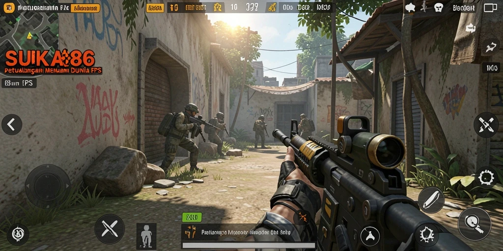 Tampilan menegangkan dalam gameplay SUKA86 yang mengesankan.