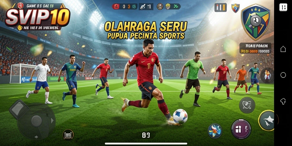 Tampilan gameplay SVIP10 yang dinamis dan seru dalam olahraga.