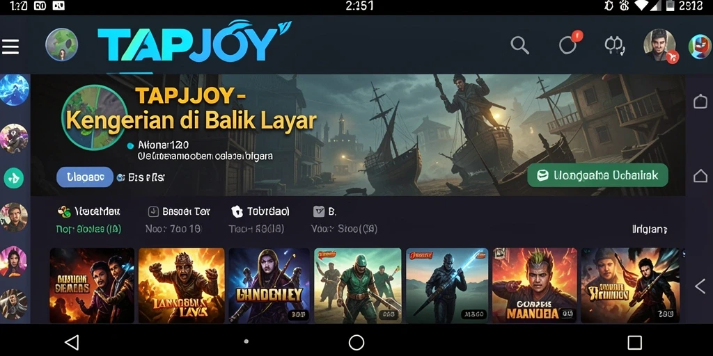 Tampilan gameplay menegangkan dengan atmosfer Horror yang mencekam.