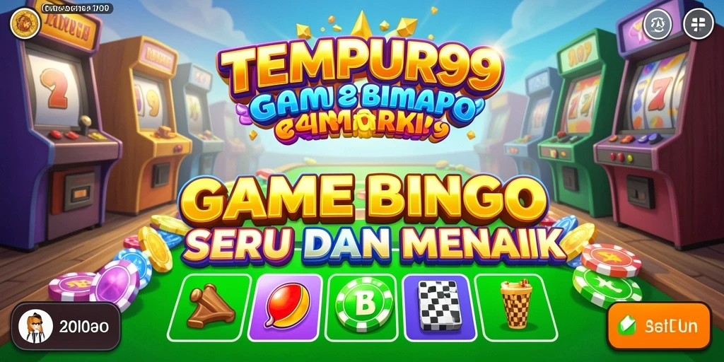Tampilan gameplay TEMPUR99 saat bermain Bingo dengan teman.