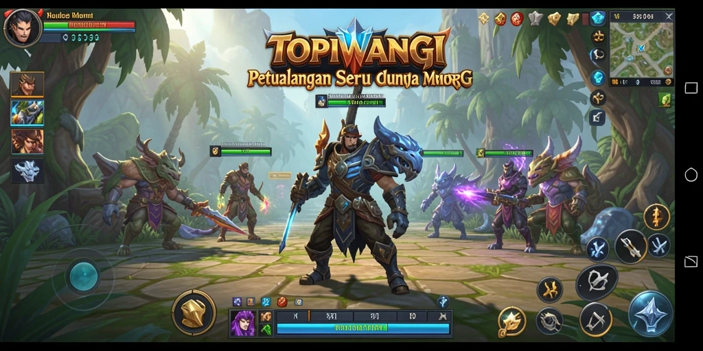 Tampilan menarik dalam gameplay seru TOPIWANGI.