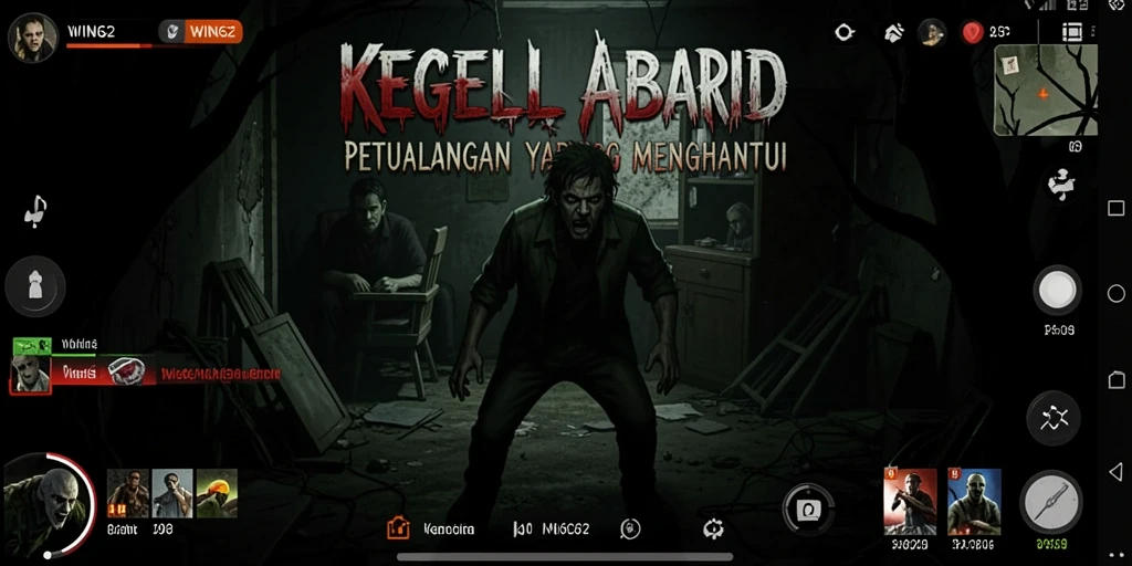 Gameplay menegangkan dalam dunia Horror yang menyeramkan.
